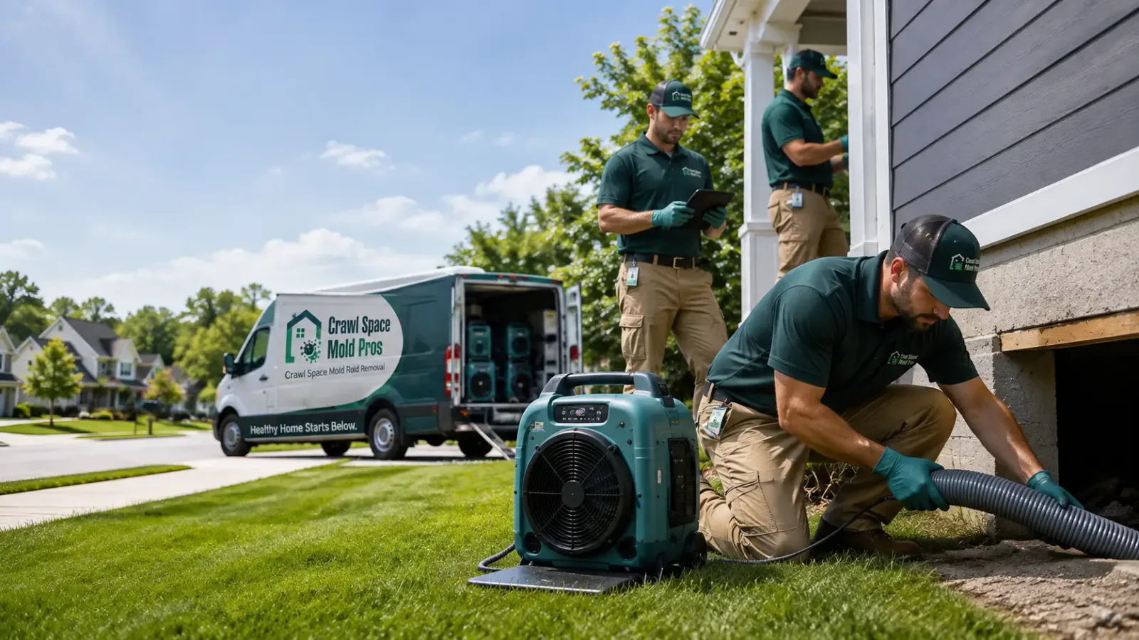 Crawl Space Mold Removal in Jim Falls, WI
